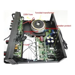 AMPLIFICATORE Q-GF999 PROFESSIONALE AUDIO 2X150W KARAOKE FM BLUETOOTH 5.1 MP3 USB