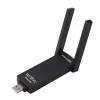 AMPLIFICATORE SEGNALE ROUTER USB 300Mbps 2.4GHZ WI-FI 2 ANTENNE WIFI PORTATILE