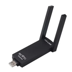 AMPLIFICATORE SEGNALE ROUTER USB 300Mbps 2.4GHZ WI-FI 2 ANTENNE WIFI PORTATILE