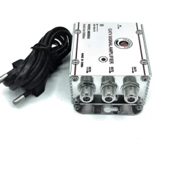 AMPLIFICATORE SEGNALE TV SDOPPIATORE ANTENNA 3 USCITE DIGITALE TERRESTRE