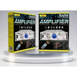 AMPLIFICATORE STEREO BLUETOOTH USB FUNZIONE MINI SUPER BASS TELECOMANDO Q-T112