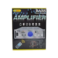 AMPLIFICATORE STEREO BLUETOOTH USB FUNZIONE MINI SUPER BASS TELECOMANDO Q-T112