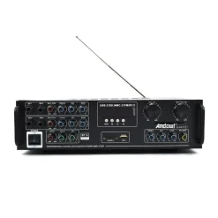 AMPLIFICATORE 300W 5.1 BLUETOOTH USB FM MP3 FUNZIONE KARAOKE TELECOMANDO Q-GF777