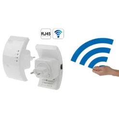 AMPLIFICATORE WIFI REPEATER 300 Mbps RIPETITORE WIFI RANGE EXTENDER LAN RETE