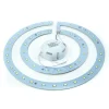 ANELLO LED PANNELLO KIT CONVERSIONE SMD LAMPADA DOUBLE RING PLAFONIERA LUCE NEON