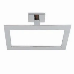 ANELLO PORTA ASCIUGAMANO MODERNO FISSAGGIO A PARETE ACCESSORIO BAGNO CUBO 87216
