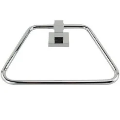 ANELLO PORTA ASCIUGAMANO ASCIUGAMANI FISSAGGIO A PARETE BAGNO SQUARE 22 CM 59183