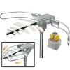 ANTENNA AMPLIFICATA INTERNI ESTERNO ROTANTE HDTV DVB-T DVB-T2 UHF VHF FULLHD