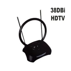 ANTENNA DIGITALE TERRESTRE AMPLIFICATA INTERNI SEGNALE HD VHF UHF HDTV 38DBI