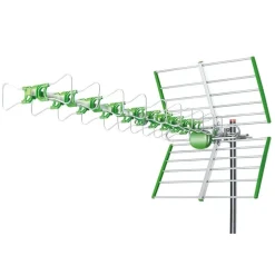 ANTENNA TV ESTERNA DIGITALE UHF DVB-T DVT-T2 DTT TNT 24 ELEMENTI 38DBI LI-38B