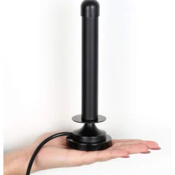 ANTENNA TV PORTATILE PER AUTO CAMPER SUV BARCA CAMPER DVB-T 25 DV CON CALAMITA