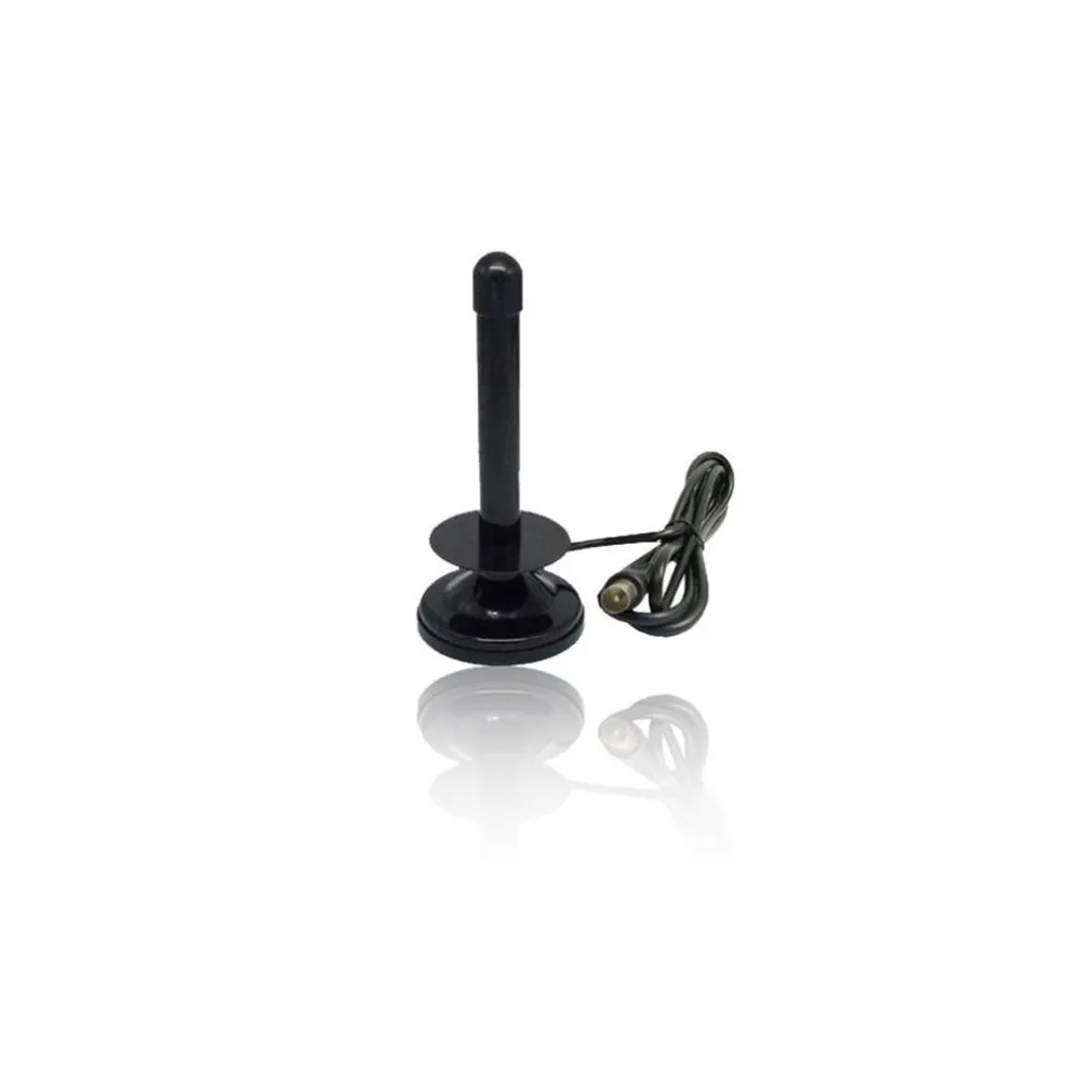 ANTENNA TV PORTATILE PER AUTO CAMPER SUV BARCA CAMPER DVB-T 25 DV CON CALAMITA