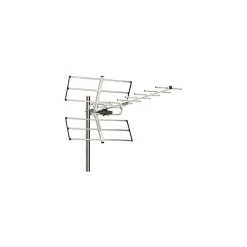 ANTENNA TV UHF DVB-T DVB-T2 DIGITALE ESTERNO AMPLIFICATA HDTV LTE 38DBI WC-237B
