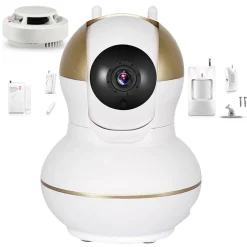 ANTIFURTO ALLARME WIRELESS CONTROLLO REMOTO TELECAMERA IP SENSORE PORTE FINESTRE