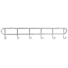 APPENDIABITI ATTACCAPANNI VESTITI A PARETE MURO A 6 POSTI GANCI 34X3,5CM 58024
