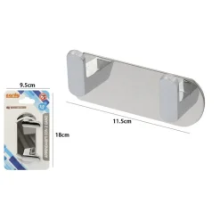 APPENDIABITI CON 2 GANCI APPENDINO PORTASCIUGAMANO BAGNO CASA CUCINA CROMATO 59731