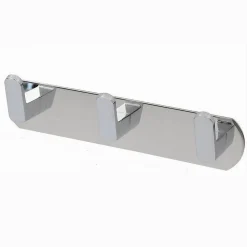 APPENDIABITI CON 3 GANCI APPENDINO ASCIUGAMANO BAGNO CASA CUCINA CROMATO 59732