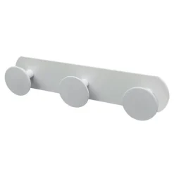 APPENDINO CON 3 GANCI APPENDI PORTA ASCIUGAMANO A 3 POSTI BAGNO CASA BIANCO 59772