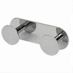 APPENDINO CON 2 GANCI APPENDI PORTA ASCIUGAMANO 2 POSTI BAGNO CASA CROMATO 59761