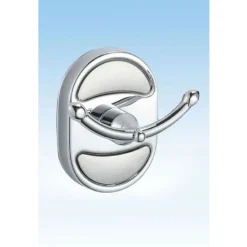 APPENDINO GANCIO APPENDI PORTA ASCIUGAMANO DOPPIO BAGNO OVALE 7 X 7 CM 52005