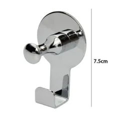 APPENDINO GANCIO APPENDI PORTA ASCIUGAMANO 1 POSTO BAGNO CROMATO 7.5 CM 59745