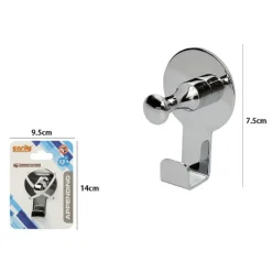 APPENDINO GANCIO APPENDI PORTA ASCIUGAMANO 1 POSTO BAGNO CROMATO 7.5 CM 59745
