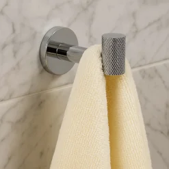 APPENDINO GANCIO PER ACCAPPATOIO ASCIUGAMANI IN ACCIAIO ACCESSORIO ARREDO BAGNO 87914