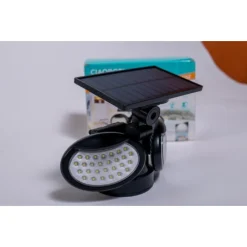 APPLIQUE AD INDUZIONE SOLARE 10 W CON SENSORE MOVIMENTO LUCE LED IP67 TX-9502