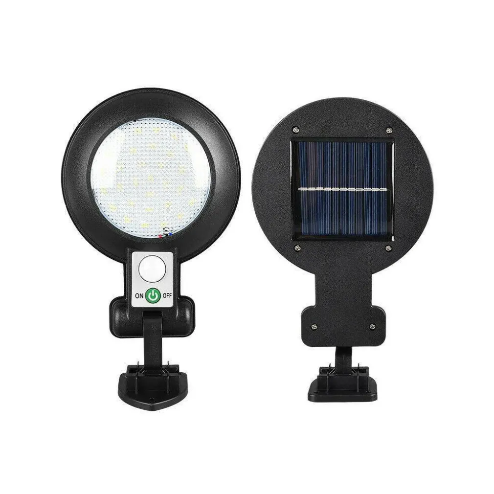 APPLIQUE FARO LAMPIONE PANNELLO SOLARE FOTOVOLTAICO SENSORE MOVIMENTO JX-155