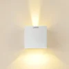 APPLIQUE LED CUBO LAMPADA DA PARETE WISDOM 6W 810LM LUCE REGOLABILE UPDOWN IP65