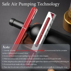 APRIBOTTIGLIE A PRESSIONE ARIA CON TAGLIACAPSULE CAVATAPPI A POMPA REGALO AMANTI VINO CASA