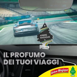 ARBRE MAGIQUE MONO PROFUMATORE PER AUTO PROFUMAZIONE FRAGRANZA ITALIAN LEATHER