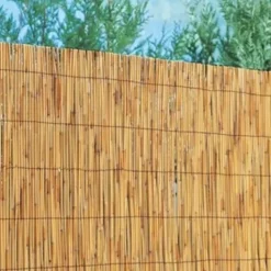 ARELLA PALIZZATA LISTELLI CANNE BAMBÙ LEGNO ESTERNI RECINZIONE GIARDINO 2X5 MT 134706