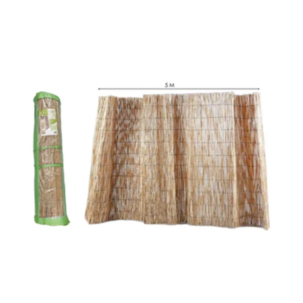 ARELLA PALIZZATA LISTELLI CANNE BAMBÙ LEGNO ESTERNI RECINZIONE GIARDINO 1.5X5MT 134705