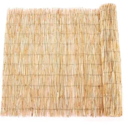 ARELLA PALIZZATA LISTELLI CANNE BAMBÙ LEGNO ESTERNI RECINZIONE GIARDINO 1.5X5MT 134705