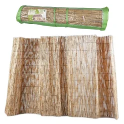 ARELLA PALIZZATA LISTELLI CANNE BAMBÙ LEGNO ESTERNI RECINZIONE GIARDINO 1.5X5MT 134705