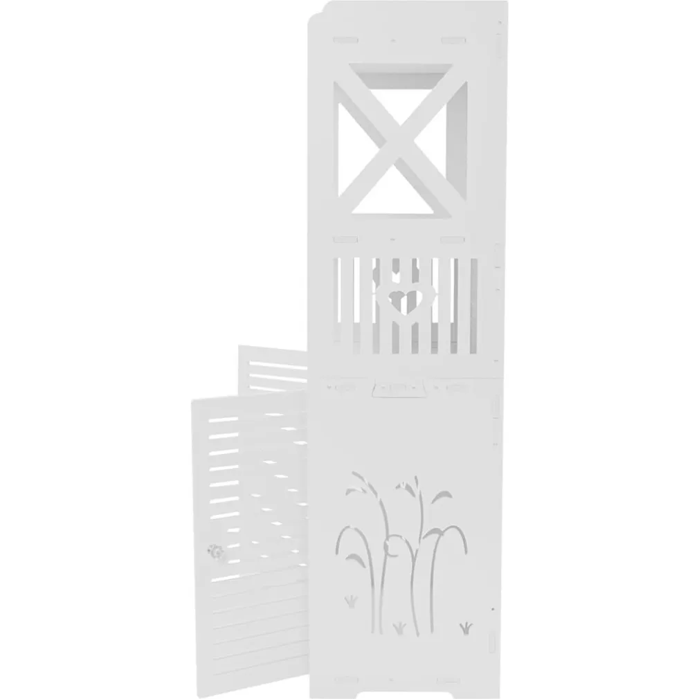 ARMADIETTO DA BAGNO MULTIUSO CON PORTA SCAFFALI SOGGIORNO CAMERA CUCINA 40 X 25 X 90 CM