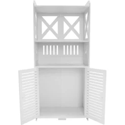 ARMADIETTO DA BAGNO MULTIUSO CON PORTA SCAFFALI SOGGIORNO CAMERA CUCINA 40 X 25 X 90 CM