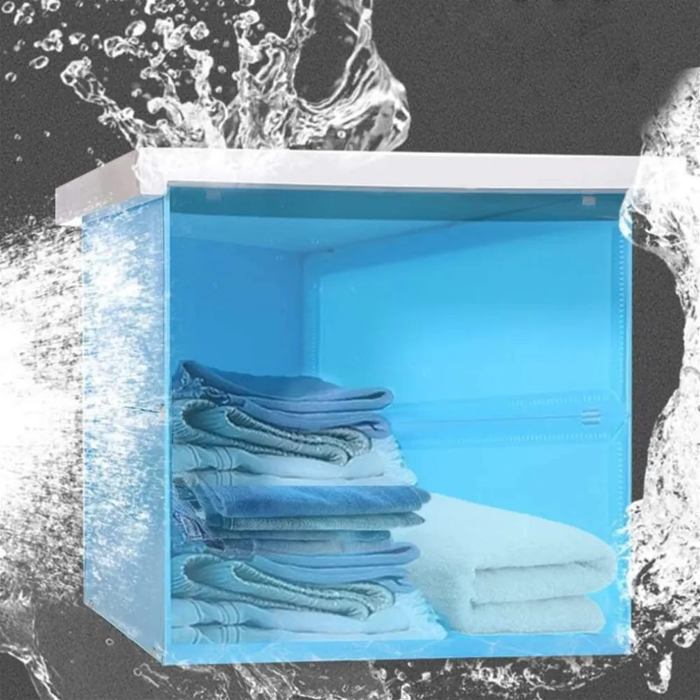 ARMADIETTO DA BAGNO NASCOSTO PIEGHEVOLE IMPERMEABILE PORTAOGGETTI SALVASPAZIO