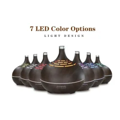 AROMATERAPIA 7 LED UMIDIFICATORE ULTRASUONI DEPURATORE DIFFUSORE AROMI YX150