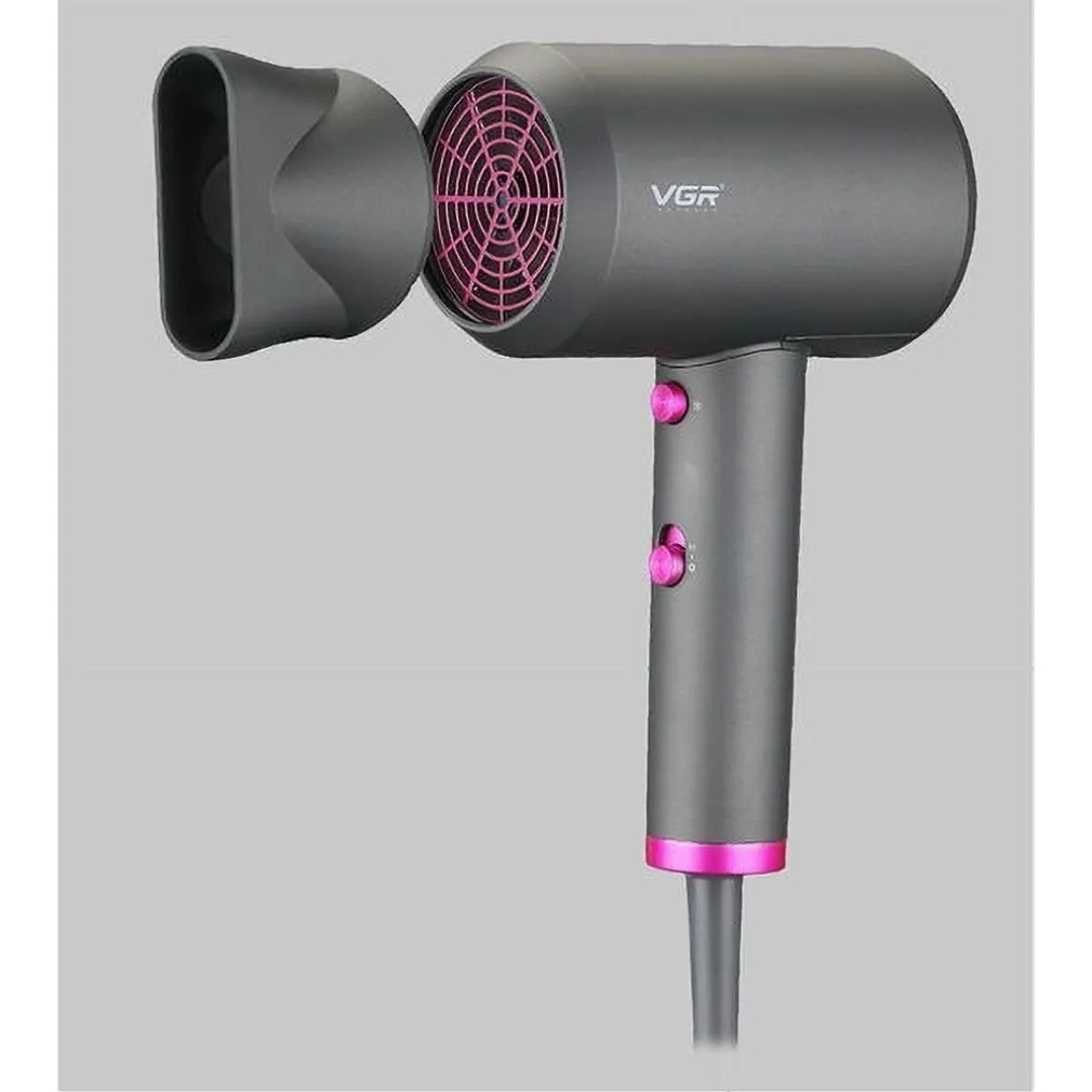 ASCIUGACAPELLI PROFESSIONALE 2000W 2 VELOCITÀ CONCENTRATORE PULSANTE COOL SHOT V-400