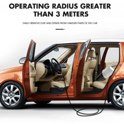 ASPIRAPOLVERE ASPIRA POLVERE PER AUTO PALMARE A 12V 120W + ACCESSORI KIT PULIZIA