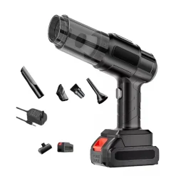 ASPIRAPOLVERE ASPIRABRICIOLE PORTATILE SENZA FILI DOPPIA BATTERIA 24V 07640