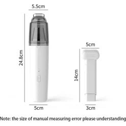 ASPIRAPOLVERE 13000PA PORTATILE A DOPPIO USO AD ALTA POTENZA CON RICARICA WIRELESS