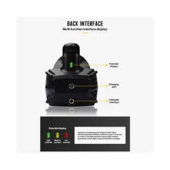 ASPIRAPOLVERE PER AUTO CON COMPRESSORE ARIA 120W RICARICABILE SENZA FILI 12V