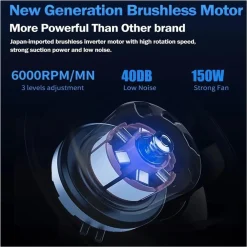 ASPIRAPOLVERE PER UNGHIE 80 W MANICURE PROFESSIONALE COLLETTORE POLVERI FILTRO