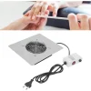 ASPIRAPOLVERE PER UNGHIE 60W COLLETTORE POLVERI VENTILATORE NAIL ART PROFESSIONALE