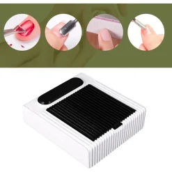 ASPIRAPOLVERE PER UNGHIE NAIL ART VELOCITÀ REGOLABILE 80W STRUMENTO PER MANICURE