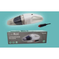 ASPIRAPOLVERE PORTATILE AUTO CAMPER PRESA ACCENDISIGARI 12V 80W ACCESSORI CX-9359