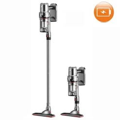 ASPIRAPOLVERE SCOPA RICARICABILE SENZA FILO SACCO VERTICALE 2000 WATT PAVIMENTI